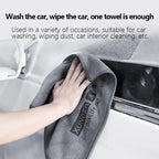 Premium Microfiber Car Wash Towel – Auto Cleaning & Drying Cloth with Hemmed Edges – Detailing & Car Care Wiping Towel
