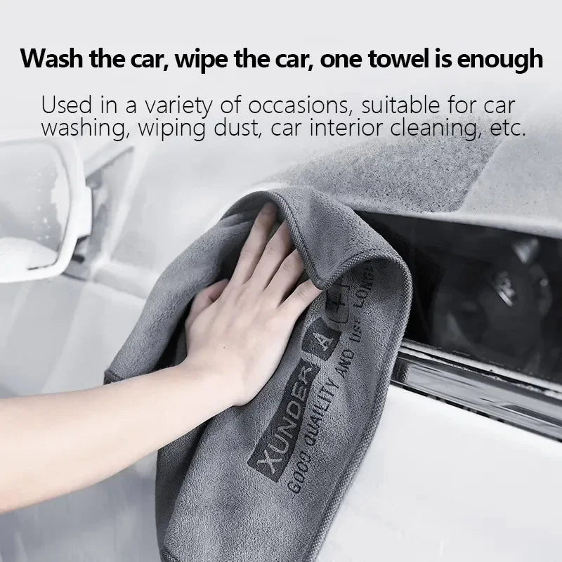 Premium Microfiber Car Wash Towel – Auto Cleaning & Drying Cloth with Hemmed Edges – Detailing & Car Care Wiping Towel