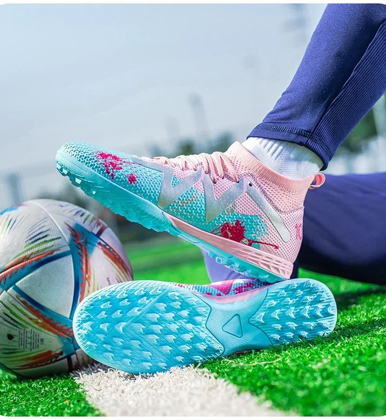 New Men Football Shoes Society Cleats Professional Soccer Shoes Indoor Fast Football Field Boots Sneaker Boy Original Training
