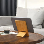 VIKEFON Desktop Bamboo Phone Holder Practical Wooden Smartphone Charging Stand Creative Lazy Multi-functional Stand