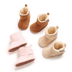 Plush Winter Baby Shoes Boy Girl Cotton Soft Sole Snow Booties Thick Winter Warm Newborn Toddler Boots Shoes Frist Walking Shoes