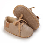 0-1Year New Baby Shoes Retro Leather Boy Girl Shoes Multicolor Toddler Rubber Sole Anti-slip First Walkers Infant Newborn