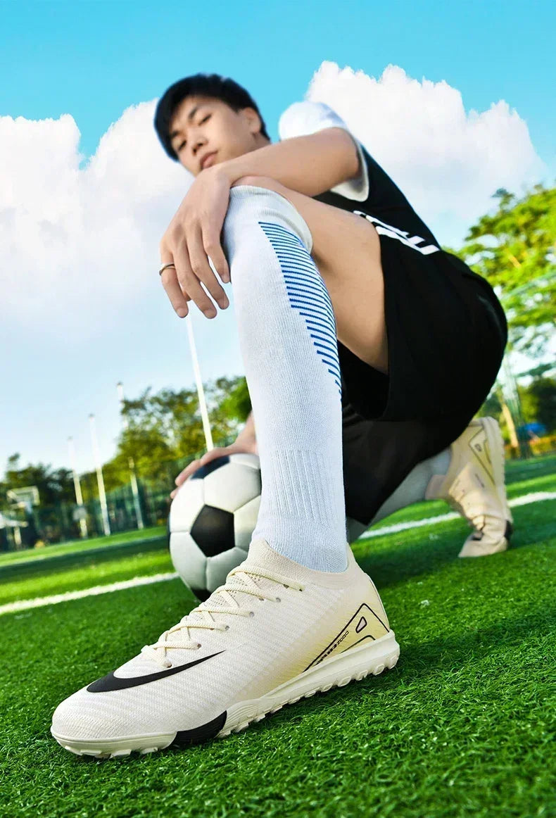 Men Football Field Boot TF/FG Indoor Original Professional Futsal Society Match Turf Soccer Shoes Non Slip Bootie Football Shoes