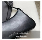 Small Cute Underarm Shoulder Bags for Women 2024 Trend Design Leather Handbags and Purses Y2K Silver Red Hand Bag Women Bag