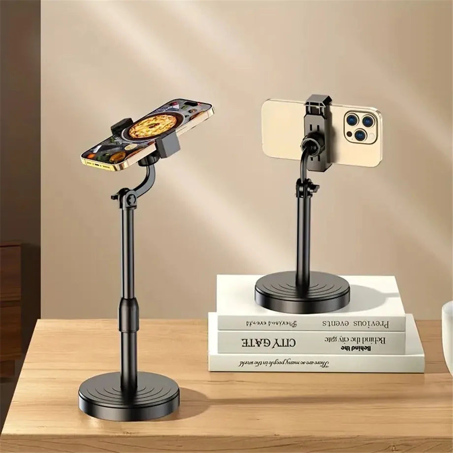 Desktop Phone Holder Live Broadcast for Smartphone Adjustable with Phone Holder Stand Bracket for Mobile Telefoon Statief Stand