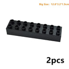 DIY Big Size Bulk Bricks Creative Thick Building Blocks Educational Kid Toys Slope Thin Large Particles Compatible With Duploes