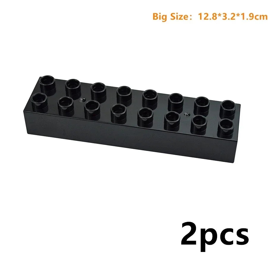 DIY Big Size Bulk Bricks Creative Thick Building Blocks Educational Kid Toys Slope Thin Large Particles Compatible With Duploes