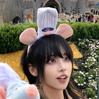 Kawaii Cartoon Hairband Ratatouilleing Cute Headband Ratatouille Hairpin Mouse Ears Headdress Girl Kids Party Gift Toys