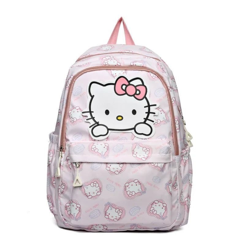 Sanrio Start Of School Season Backpack Anime Kuromi Cinnamoroll Student Bag Large Capacity Women Bag For Children Girls Gift ﻿