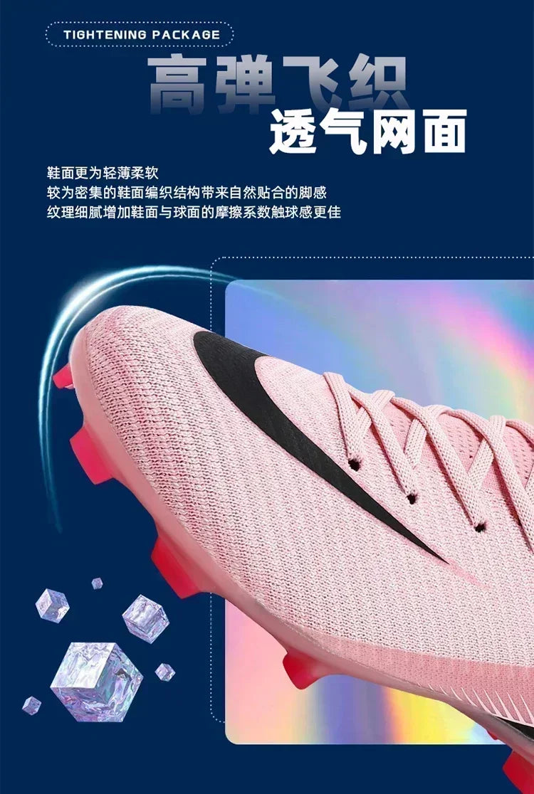 Men Football Field Boot TF/FG Indoor Original Professional Futsal Society Match Turf Soccer Shoes Non Slip Bootie Football Shoes