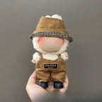 Only clothes are suitable for LABUBU,LABUBU, baby clothes, 17 cm pendants, plush toys, fashion clothes, suits and skirts.