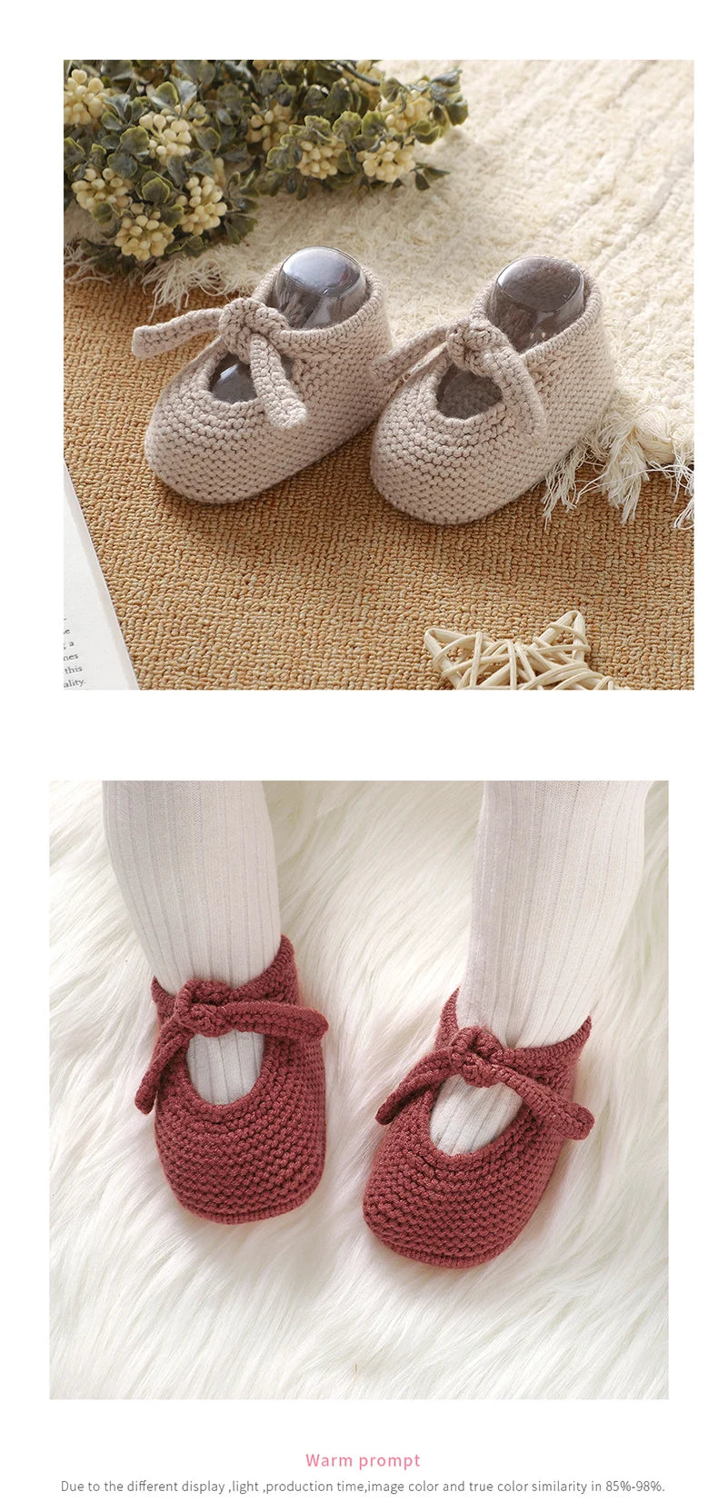 Baby Shoes Knit Newborn Boy Girls Bed Boots Fashion Cute Bow Infant Clothing Accessories Toddler Children Shallow Footwear 0-18M