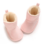 Plush Winter Baby Shoes Boy Girl Cotton Soft Sole Snow Booties Thick Winter Warm Newborn Toddler Boots Shoes Frist Walking Shoes