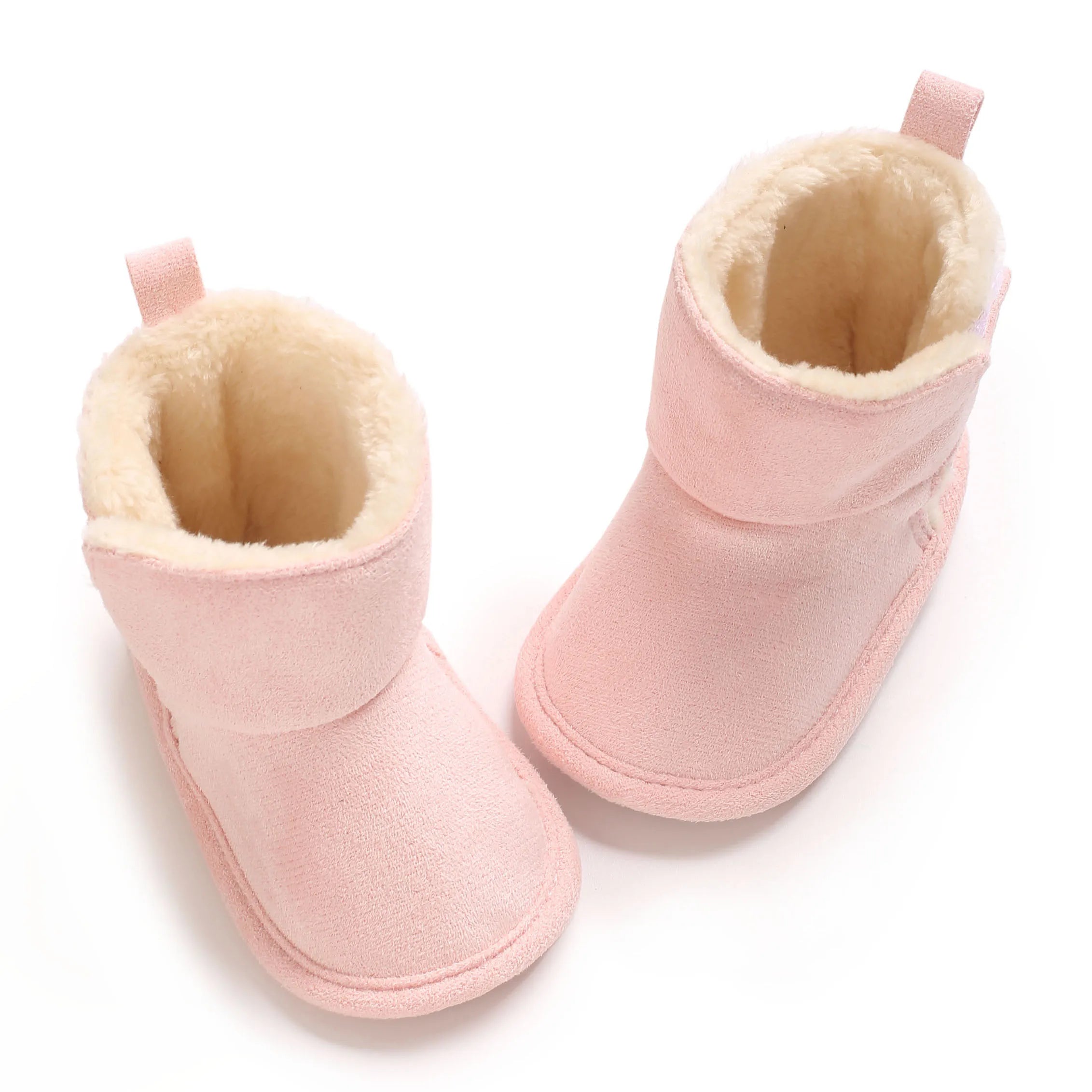 Plush Winter Baby Shoes Boy Girl Cotton Soft Sole Snow Booties Thick Winter Warm Newborn Toddler Boots Shoes Frist Walking Shoes