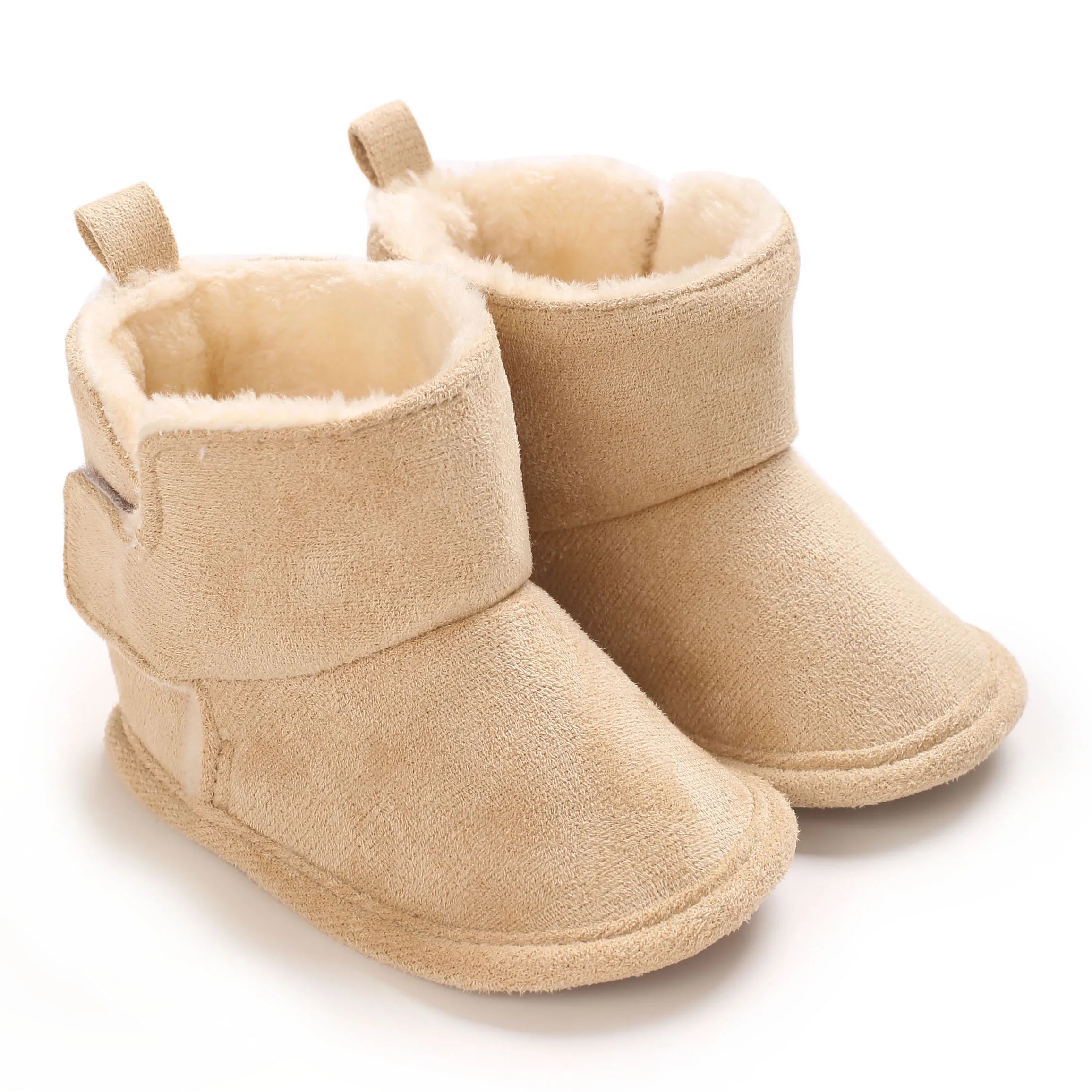 Plush Winter Baby Shoes Boy Girl Cotton Soft Sole Snow Booties Thick Winter Warm Newborn Toddler Boots Shoes Frist Walking Shoes