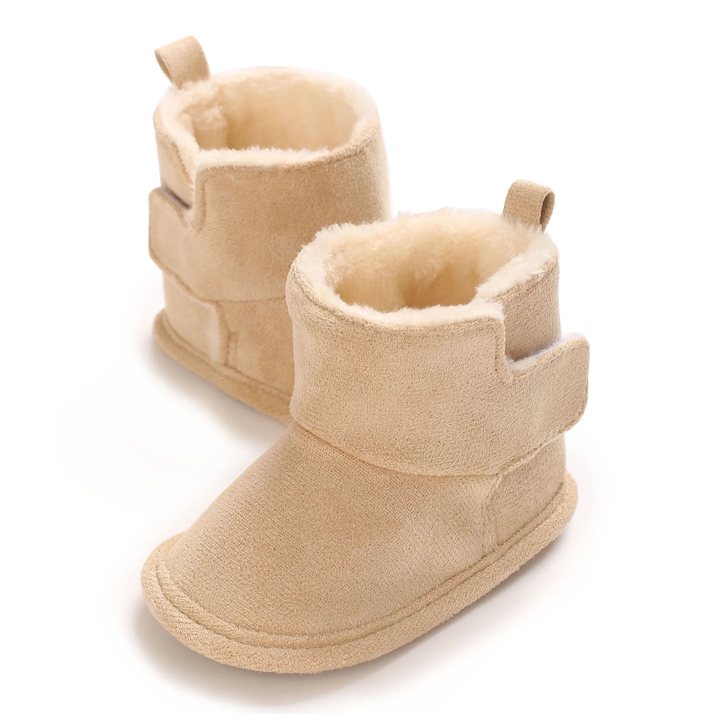 Plush Winter Baby Shoes Boy Girl Cotton Soft Sole Snow Booties Thick Winter Warm Newborn Toddler Boots Shoes Frist Walking Shoes