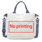 Cartoon Totoro Canvas Women Bag Boys Girl Simple Light Handbag Tote Bags Cute Cartoon Anime Crossbody Shoulder Packet Gift
