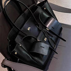 Brand Tote Bag Rodeo Lock Design Women Bag High-quality Soft Pu Leather Handbag Large-capacity Storage Bag Commuter Shoulder Bag