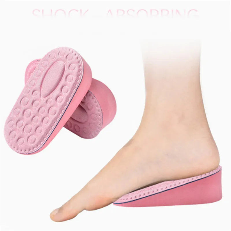 EVA Memory Foam Invisible Height Increased Insoles for Women Shoes Inner Sole Shoe Insert Lift Heel Comfort Heightening Insoles