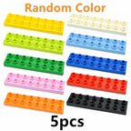 DIY Big Size Bulk Bricks Creative Thick Building Blocks Educational Kid Toys Slope Thin Large Particles Compatible With Duploes