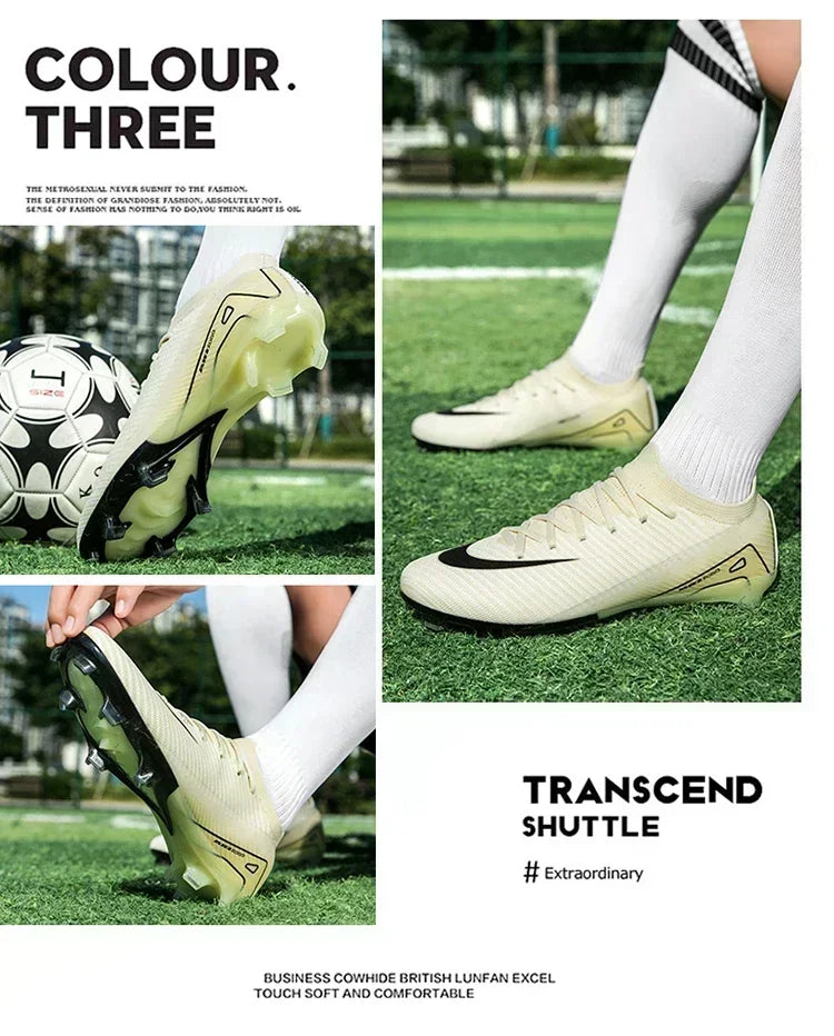 Men Football Field Boot TF/FG Indoor Original Professional Futsal Society Match Turf Soccer Shoes Non Slip Bootie Football Shoes