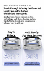 Super Magnetic Phone Stand 360° Rotating Desktop Car Holder Vacuum Adsorption Strong Magnetism Car Mount Phone Holder