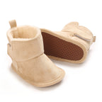 Plush Winter Baby Shoes Boy Girl Cotton Soft Sole Snow Booties Thick Winter Warm Newborn Toddler Boots Shoes Frist Walking Shoes