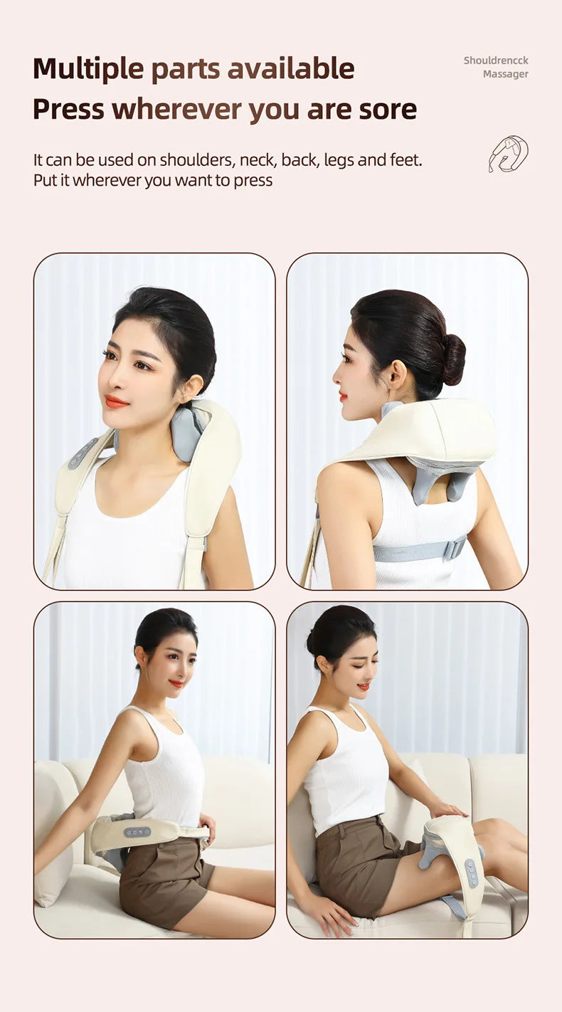 KneaU HeatHug – Deep Comfort Pillow ✨