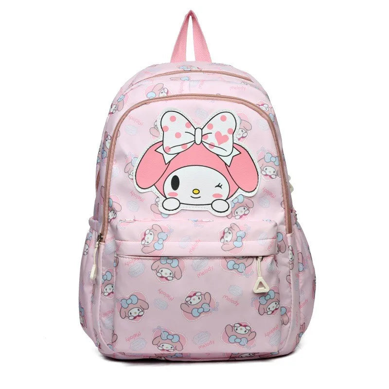 Sanrio Backpack Anime Kuromi Cinnamoroll My Melody Student Bag Large Capacity Women Bag For Children Girls Birthday Gift