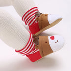 Winter Warm Baby Shoes Children's Shoes 0-1 Year Old Soft Soled Cotton Shoes Men's and Women's Baby Plush Shoes Snow Boots