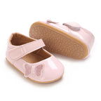 0-12 Months Baby Shoes PU Leather Shallow Mouth Single Shoe Bow Baby Walking Shoes Princess Shoes Baby Shoes