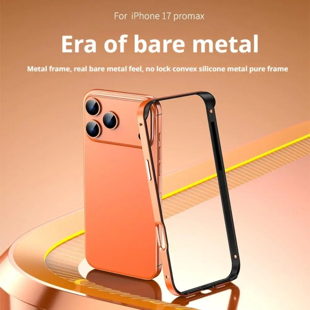 Metal Silicone iPhone 17 Pro Max Case