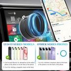 Magnetic Phone Holder Stand, Adjustable & Foldable, Strong Suction Cup, Vacuum Adsorption, Portable Multifunctional Mobile Phone