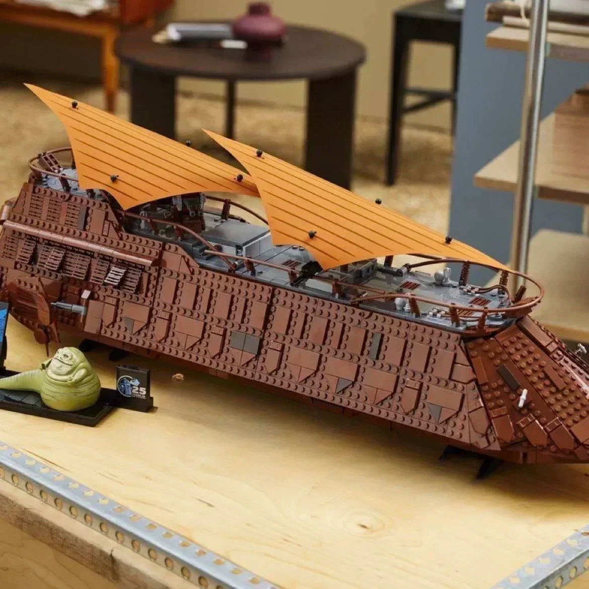 UCS FIT 75397 Sail Barge Building Block Classic Sailboat Model Bricks Assembly Toys Birthday Christmas Gifts Home Decor