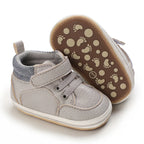 0-1Year New Baby Shoes Retro Leather Boy Girl Shoes Multicolor Toddler Rubber Sole Anti-slip First Walkers Infant Newborn