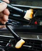 2pcs Multipurpose Cleaning Brush for Car Interior Air Conditio Outlet Crevice Dust Removal Brushes Office Home Clean Brush Tools