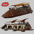UCS FIT 75397 Sail Barge Building Block Classic Sailboat Model Bricks Assembly Toys Birthday Christmas Gifts Home Decor