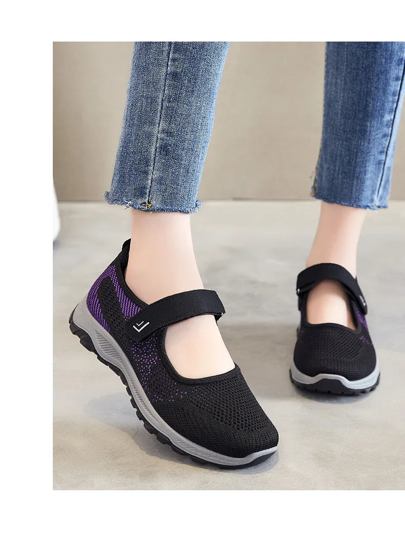 Women Shoes Breathable Vulcanized Shoes White ZapaWomen Sneakers Fashion Breathable Mesh Casual Walking Shoes Women Work Shoes