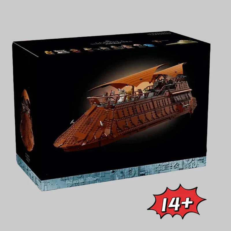 UCS FIT 75397 Sail Barge Building Block Classic Sailboat Model Bricks Assembly Toys Birthday Christmas Gifts Home Decor