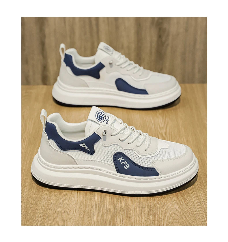 casual shoes fashion men's four season breathable comfortable outdoor thick sole anti slip wear-resistant versatile casual shoes