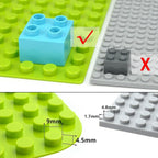 DIY Big Size Bulk Bricks Creative Thick Building Blocks Educational Kid Toys Slope Thin Large Particles Compatible With Duploes