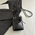 Korean Women Bag Silver Mini Small Square Bag Texture Vogue Versatile Shoulder Purses Crossbody Bag Lady Handbags