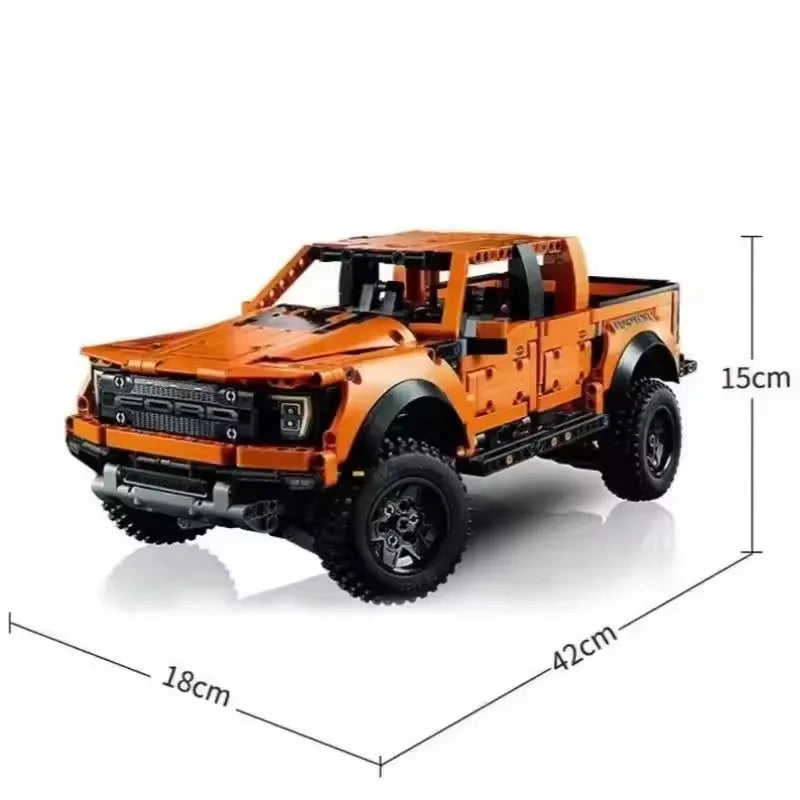 Technical 42126 1:10 F-150 Pickup Truck Sports Car Building Block Set Muscle Vehicle Model Toys for Kid Gift