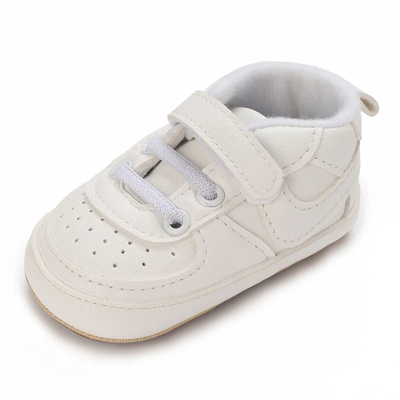 0-1Year New Baby Shoes Retro Leather Boy Girl Shoes Multicolor Toddler Rubber Sole Anti-slip First Walkers Infant Newborn