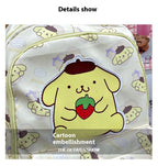 Sanrio Start Of School Season Backpack Anime Kuromi Cinnamoroll Student Bag Large Capacity Women Bag For Children Girls Gift ﻿