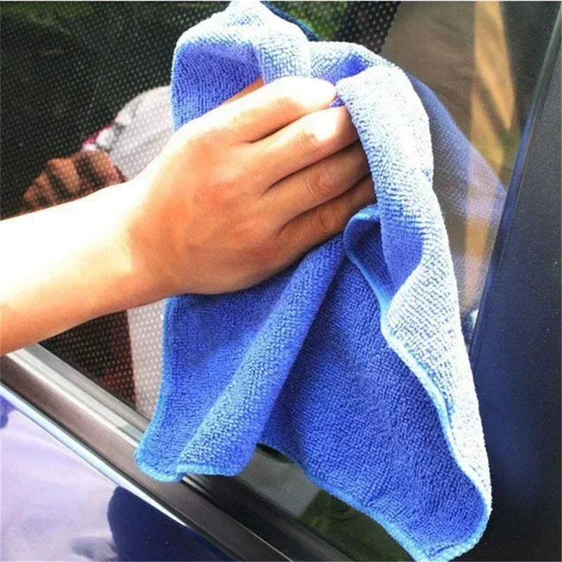 100Pcs Microfiber Towels Car Wash Drying Cloth Towel Household Cleaning Cloths Auto Detailing Polishing Cloth Home Clean Tools
