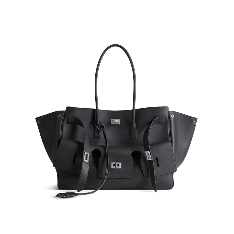 Brand Tote Bag Rodeo Lock Design Women Bag High-quality Soft Pu Leather Handbag Large-capacity Storage Bag Commuter Shoulder Bag