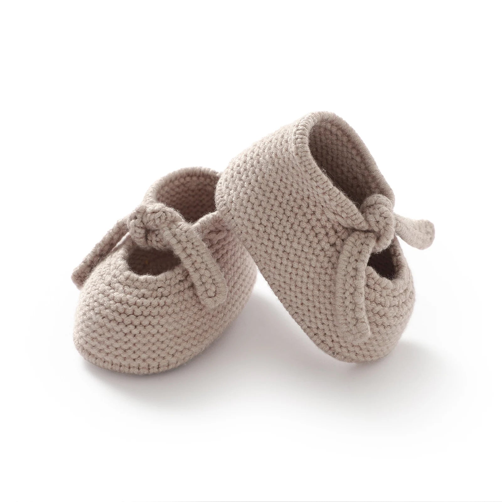 Baby Shoes Knit Newborn Boy Girls Bed Boots Fashion Cute Bow Infant Clothing Accessories Toddler Children Shallow Footwear 0-18M