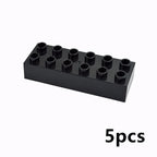 DIY Big Size Bulk Bricks Creative Thick Building Blocks Educational Kid Toys Slope Thin Large Particles Compatible With Duploes
