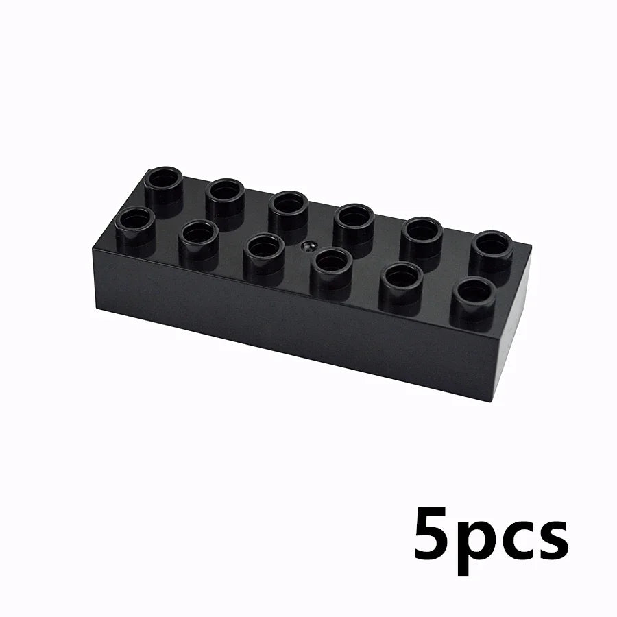 DIY Big Size Bulk Bricks Creative Thick Building Blocks Educational Kid Toys Slope Thin Large Particles Compatible With Duploes